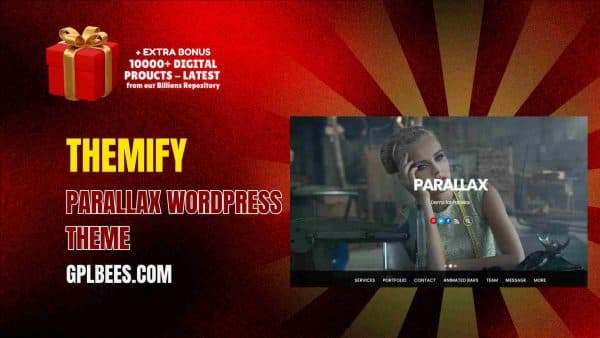 Themify Parallax Wordpress Theme At Best Price - Gpl Bees