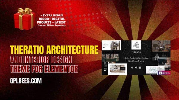 Theratio – Architecture And Interior Design Theme For Elementor At Best Price - Gpl Bees
