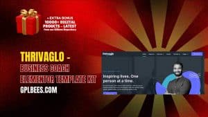 Thrivaglo – Business Coach Elementor Template Kit - Buy GPL 202 at Best Price