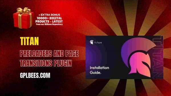 Titan Preloaders And Page Transitions Plugin - Gpl Bees Titan Preloaders And Page Transitions Plugin At Best Price - Gpl Bees