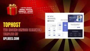 TopHost – Web Hosting Services Elementor Template Kit - Buy GPL 203 at Best Price