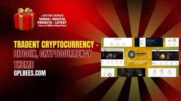 Tradent Cryptocurrency – Bitcoin, Cryptocurrency Theme At Best Price - Gpl Bees