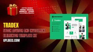 Tradex – Stock Advisor and Investment Elementor Template Kit - Buy GPL 204 at Best Price
