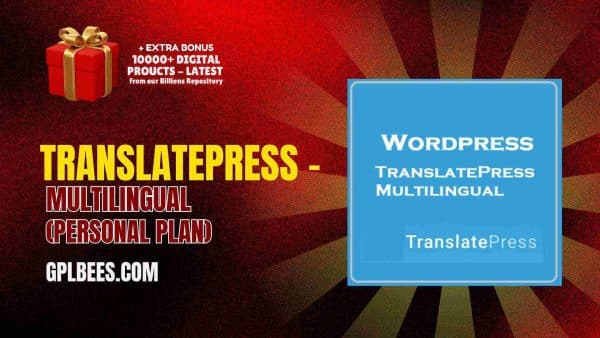 Translatepress – Multilingual (Personal Plan) At Best Price - Gpl Bees