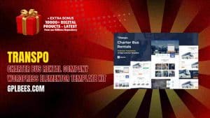 Transpo – Charter Bus Rental Company WordPress Elementor Template Kit - Buy GPL 204 at Best Price