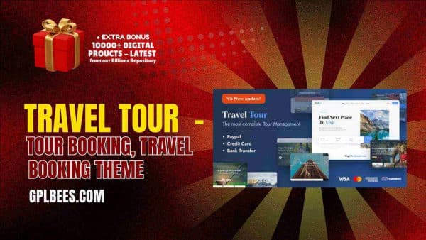 Travel Tour  - Tour Booking, Travel Booking Theme At Best Price - Gpl Bees