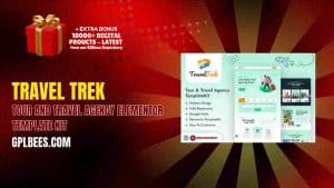 Travel Trek – Tour and Travel Agency Elementor Template Kit - Buy GPL 205 at Best Price