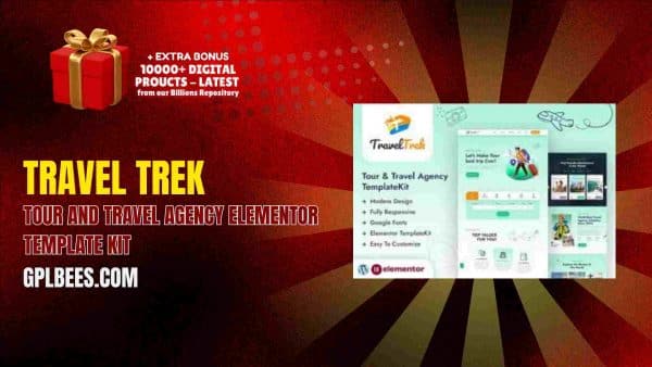 Travel Trek – Tour And Travel Agency Elementor Template Kit At Best Price - Gpl Bees