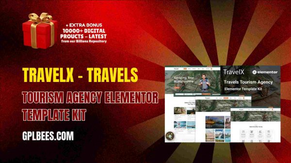 Travelx – Travels Tourism Agency Elementor Template Kit At Best Price - Gpl Bees