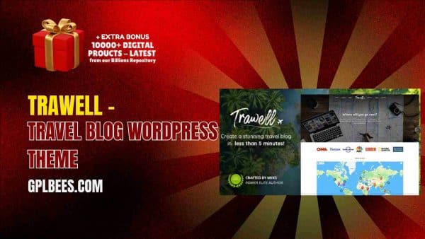 Trawell – Travel Blog Wordpress Theme At Best Price - Gpl Bees