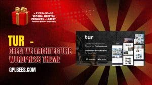 Tur  - Creative Architecture Wordpress Theme - Buy GPL 9 at Best Price
