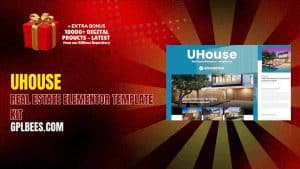 UHouse – Real Estate Elementor Template Kit - Buy GPL 208 at Best Price