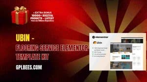 Ubin – Flooring Service Elementor Template Kit - Buy GPL 208 at Best Price