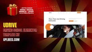 Udrive – Driving School Elementor Template Kit - Buy GPL 208 at Best Price
