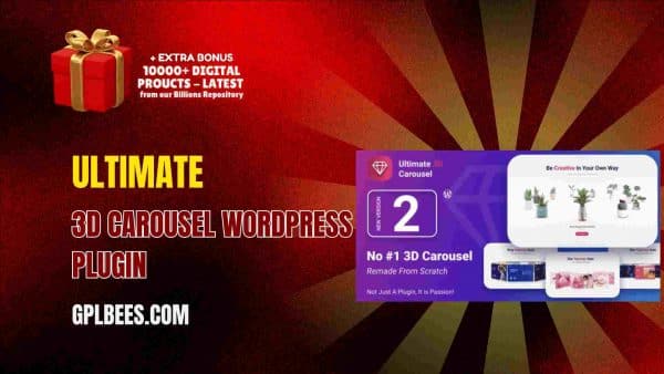 Ultimate 3D Carousel Wordpress Plugin At Best Price - Gpl Bees