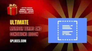 Ultimate Member Terms and Conditions Addon - Buy GPL 552 at Best Price
