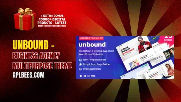 Unbound – Business Agency Multipurpose Theme At Best Price - Gpl Bees