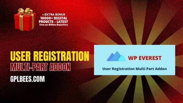 User Registration Multi-Part Addon At Best Price - Gpl Bees