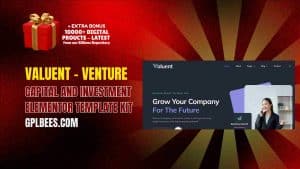 Valuent – Venture Capital and Investment Elementor Template Kit - Buy GPL 210 at Best Price