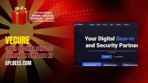 Vecure – Cyber Security Services Elementor Template Kit - Buy GPL 212 at Best Price