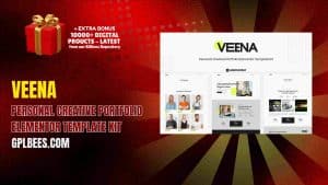 Veena – Personal Creative Portfolio Elementor Template Kit - Buy GPL 212 at Best Price