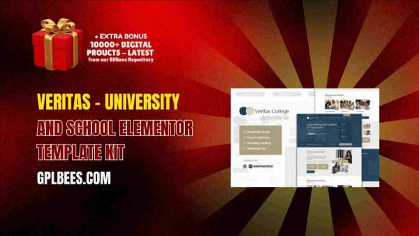 Veritas – University And School Elementor Template Kit At Best Price - Gpl Bees