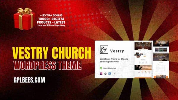 Vestry – Church Wordpress Theme At Best Price - Gpl Bees