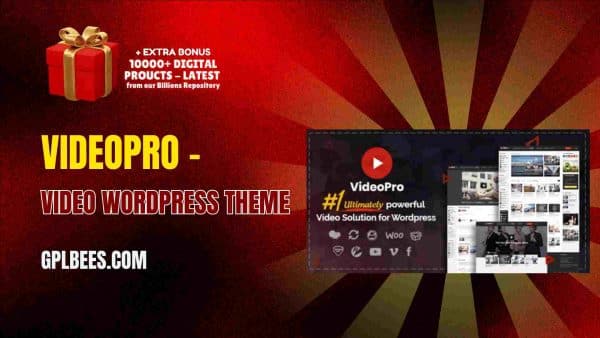 Videopro – Video Wordpress Theme At Best Price - Gpl Bees