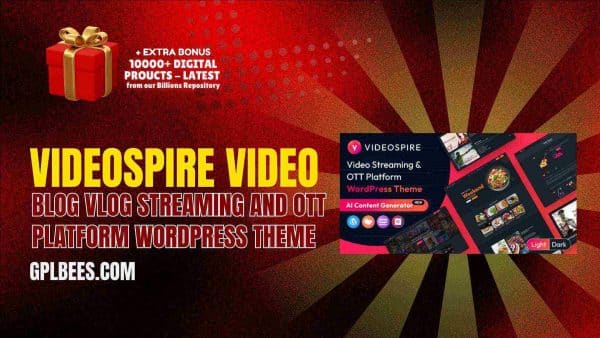 Videospire – Video Blog/Vlog Streaming And Ott Platform Wordpress Theme At Best Price - Gpl Bees