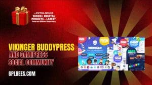 Vikinger BuddyPress and GamiPress Social Community - Buy GPL Buddypress Wordpress Themes at Best Price
