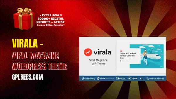 Virala – Viral Magazine Wordpress Theme At Best Price - Gpl Bees