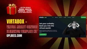 VirtaBox – Virtual Reality Services Elementor Template Kit - Buy GPL 216 at Best Price