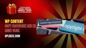 WP Content Copy Protection and No Right Click