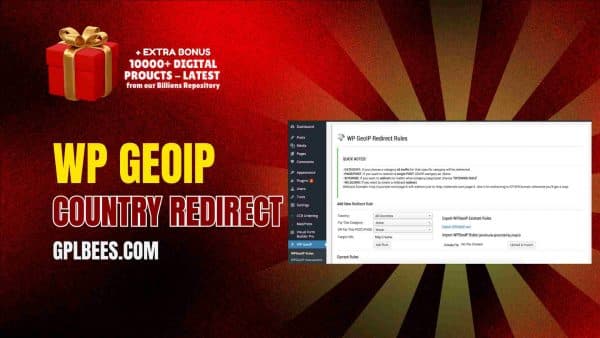 Wp Geoip Country Redirect At Best Price - Gpl Bees