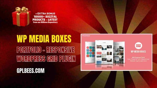 Wp Media Boxes Portfolio – Responsive Wordpress Grid Plugin At Best Price - Gpl Bees
