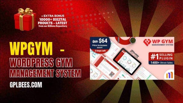Wpgym – Wordpress Gym Management System At Best Price - Gpl Bees