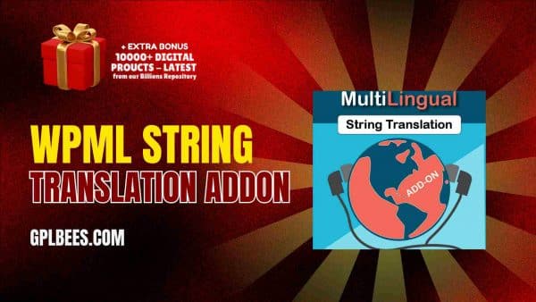Wpml String Translation Addon At Best Price - Gpl Bees