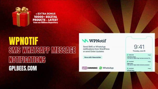 Wpnotif Sms Whatsapp Message Notifications At Best Price - Gpl Bees