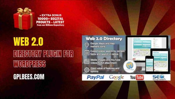 Web 2.0 Directory Plugin For Wordpress At Best Price - Gpl Bees
