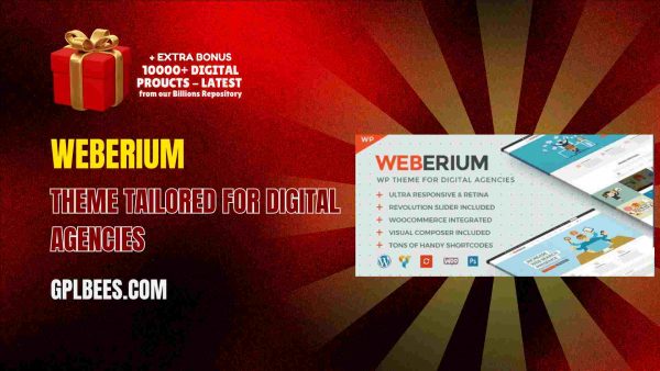 Weberiumtheme Tailored For Digital Agencies At Best Price - Gpl Bees