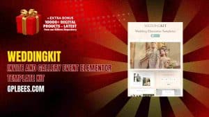 WeddingKit – Invite and Gallery Event Elementor Template Kit - Buy GPL 219 at Best Price