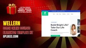 Wellern – Coach Online Courses Elementor Template Kit - Buy GPL 221 at Best Price