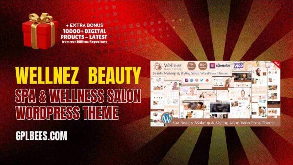 Wellnez  – Beauty Spa &Amp; Wellness Salon Wordpress Theme At Best Price - Gpl Bees