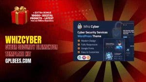 WhizCyber – Cyber Security Elementor Template Kit - Buy GPL 221 at Best Price