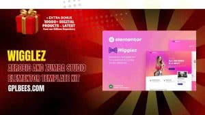 Wigglez – Aerobic and Zumba Studio Elementor Template Kit - Buy GPL 221 at Best Price