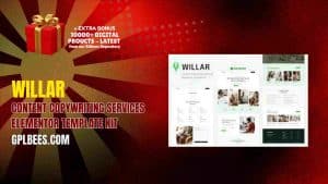 Willar – Content Copywriting Services Elementor Template Kit - Buy GPL 222 at Best Price