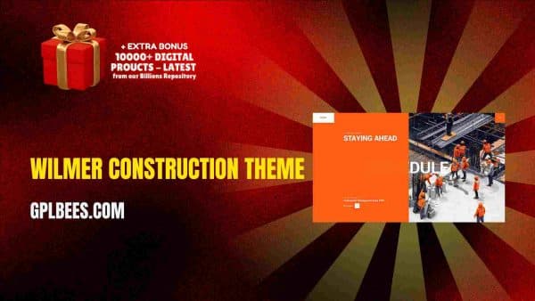 Wilmer Construction Theme At Best Price - Gpl Bees