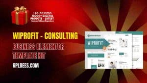 Wiprofit – Consulting Business Elementor Template Kit - Buy GPL 223 at Best Price