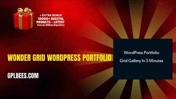 Wonder Grid Wordpress Portfolio At Best Price - Gpl Bees