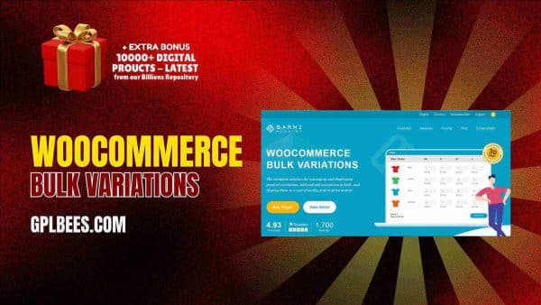 Woocommerce Bulk Variations At Best Price - Gpl Bees